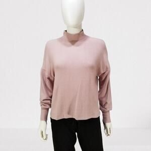 Hippie Rose Women's Mauve Pink High / Mock Neck Sweater Size: Small, New